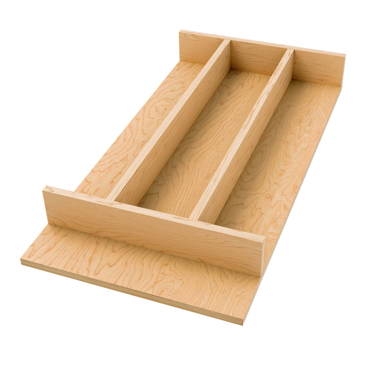 REV-A-SHELF 4WUT-RF Series Natural Maple Right Size Utensil Drawer Insert