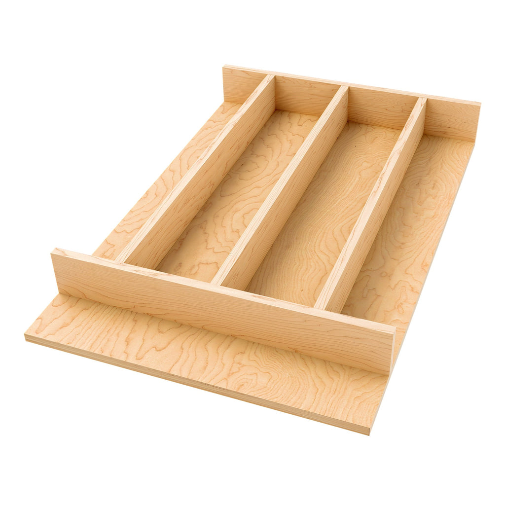 REV-A-SHELF 4WUT-RF Series Natural Maple Right Size Utensil Drawer Insert
