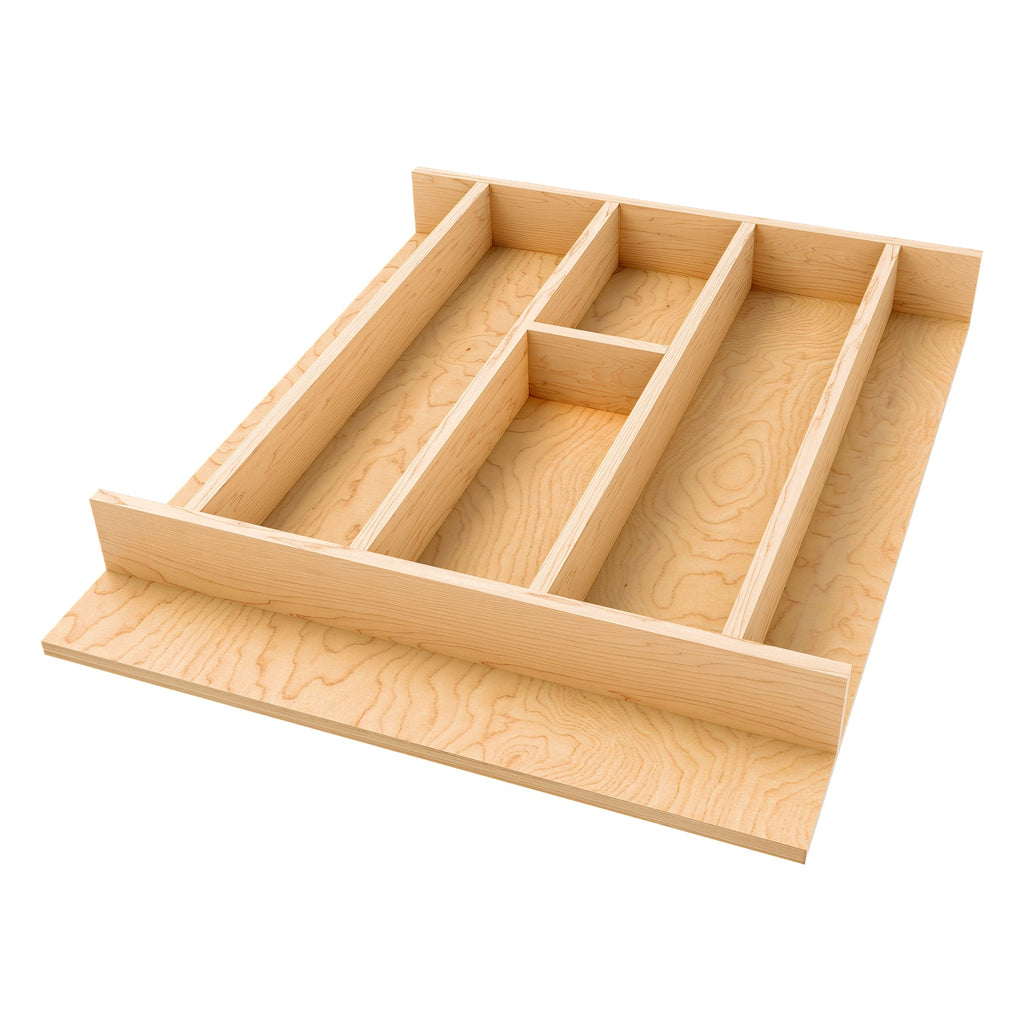 REV-A-SHELF 4WUT-RF Series Natural Maple Right Size Utensil Drawer Insert