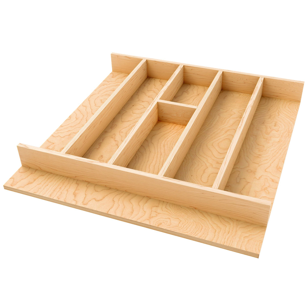REV-A-SHELF 4WUT-RF Series Natural Maple Right Size Utensil Drawer Insert