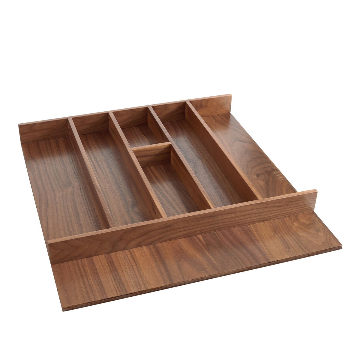 REV-A-SHELF 4WUT-SH Series Wood Trim-to-Fit Shallow Utensil Drawer Insert Organizer