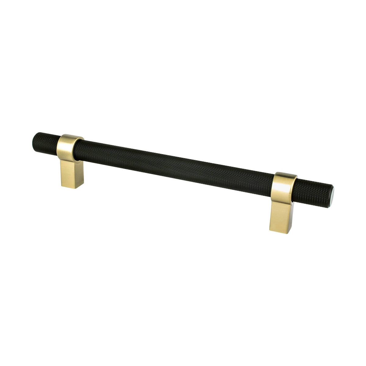 BERENSON Radial Reign Cabinet Knobs & Pulls - Matte Black and Modern Brushed Gold