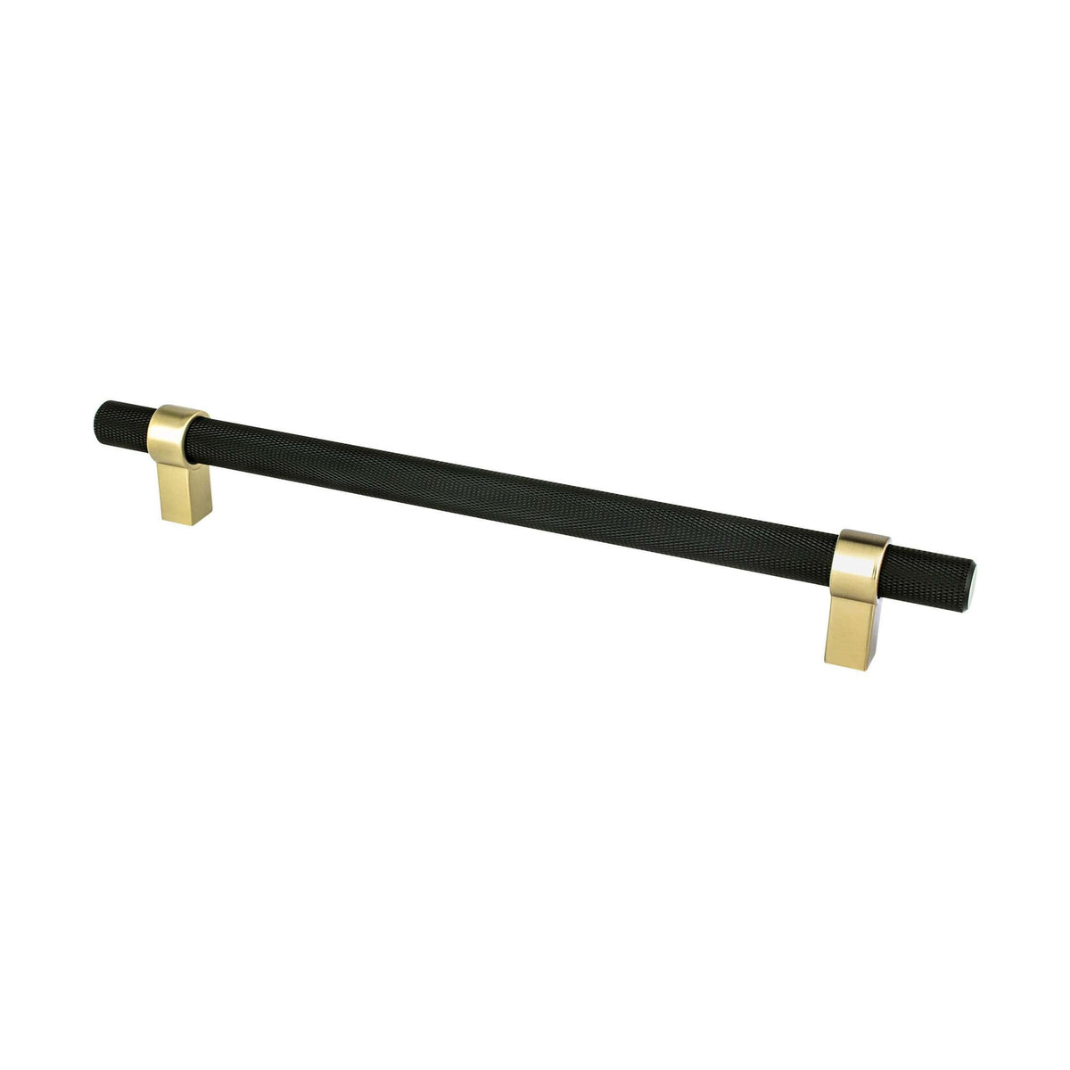 BERENSON Radial Reign Cabinet Knobs & Pulls - Matte Black and Modern Brushed Gold