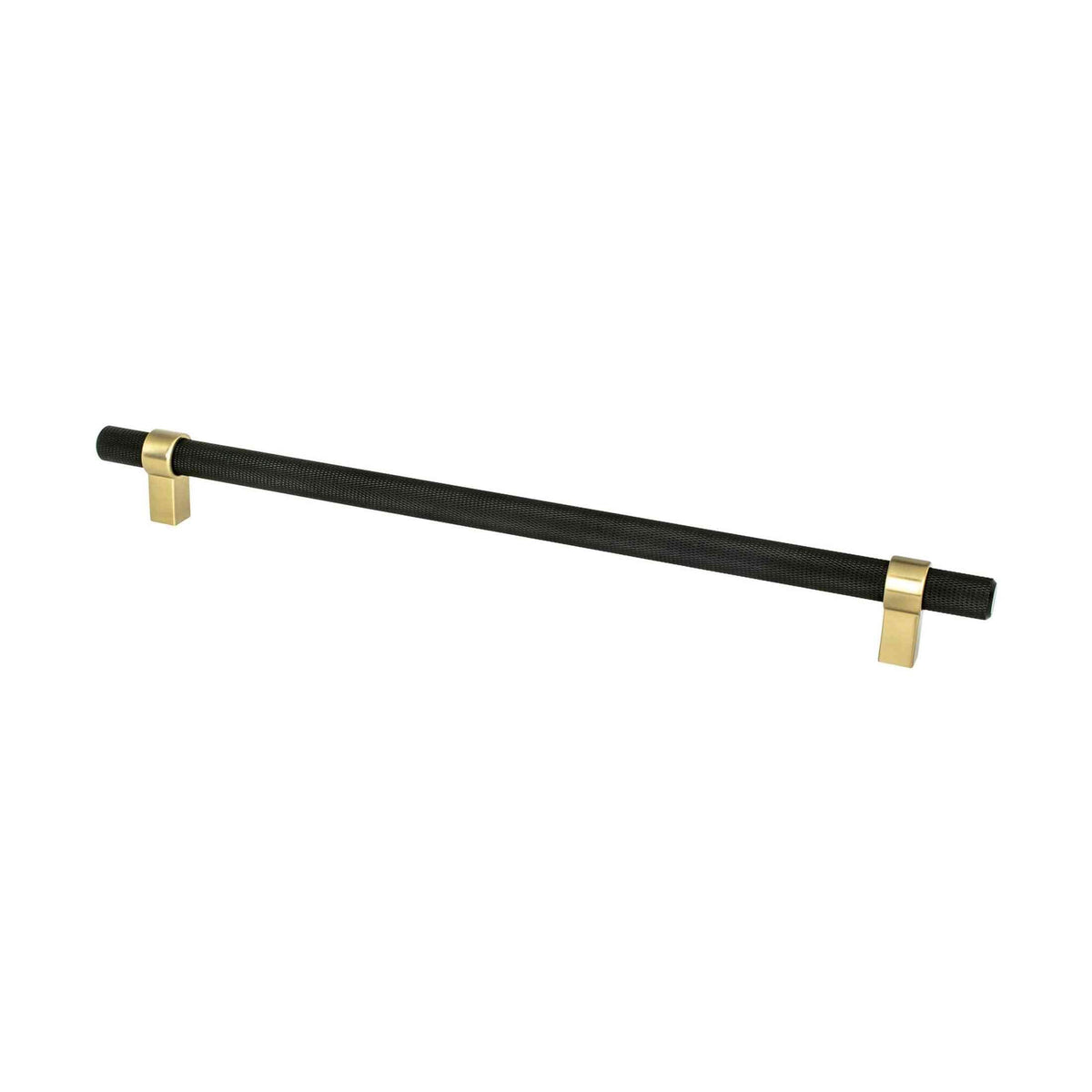 BERENSON Radial Reign Cabinet Knobs & Pulls - Matte Black and Modern Brushed Gold