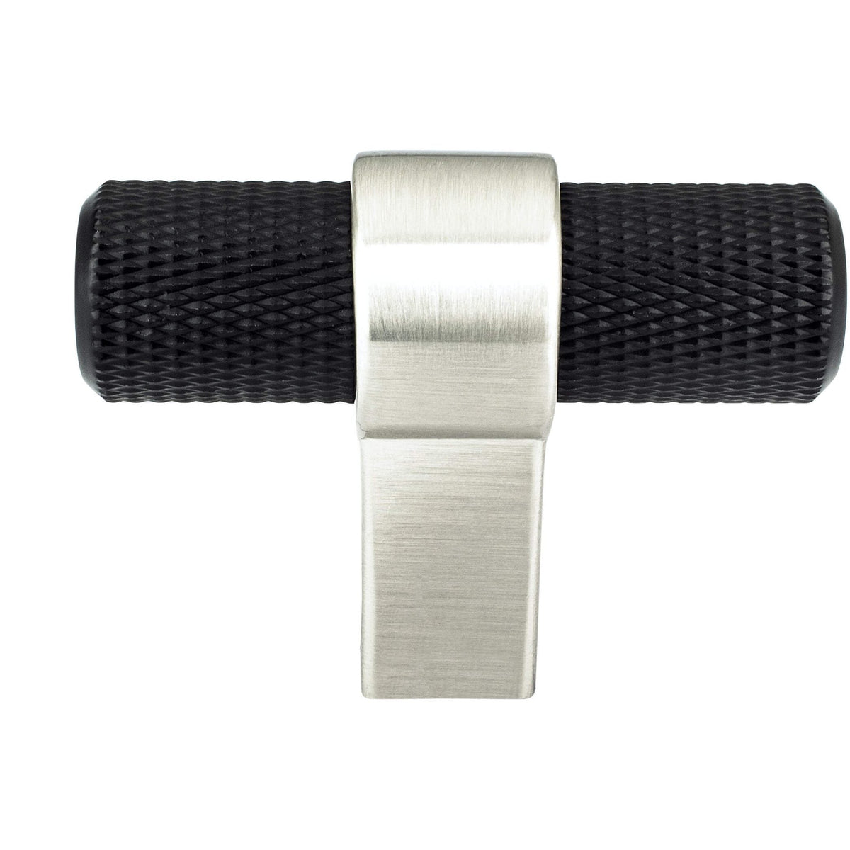 BERENSON Radial Reign Cabinet Knobs & Pulls - Matte Black and Brushed Nickel