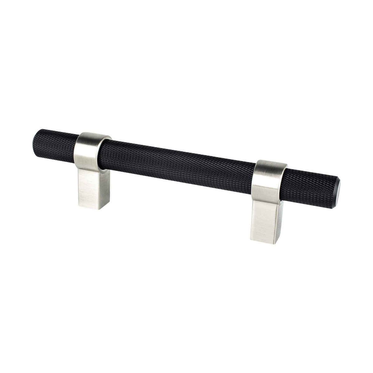 BERENSON Radial Reign Cabinet Knobs & Pulls - Matte Black and Brushed Nickel