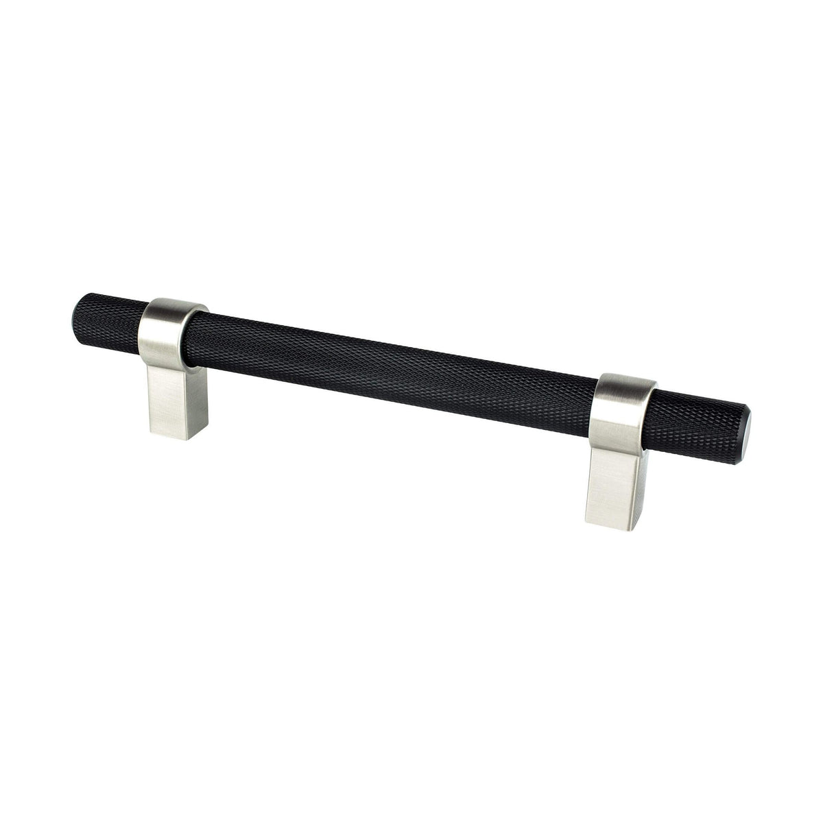 BERENSON Radial Reign Cabinet Knobs & Pulls - Matte Black and Brushed Nickel