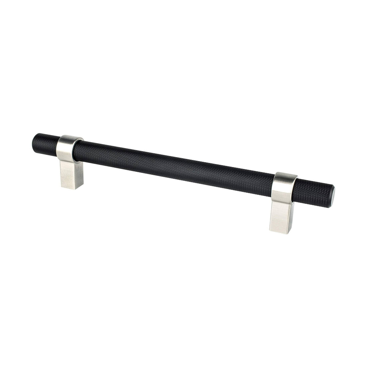 BERENSON Radial Reign Cabinet Knobs & Pulls - Matte Black and Brushed Nickel