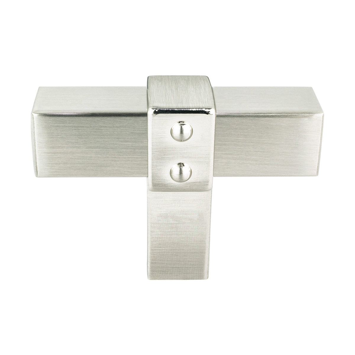 BERENSON Rivet Rebel Cabinet Knobs & Pulls - Brushed Nickel