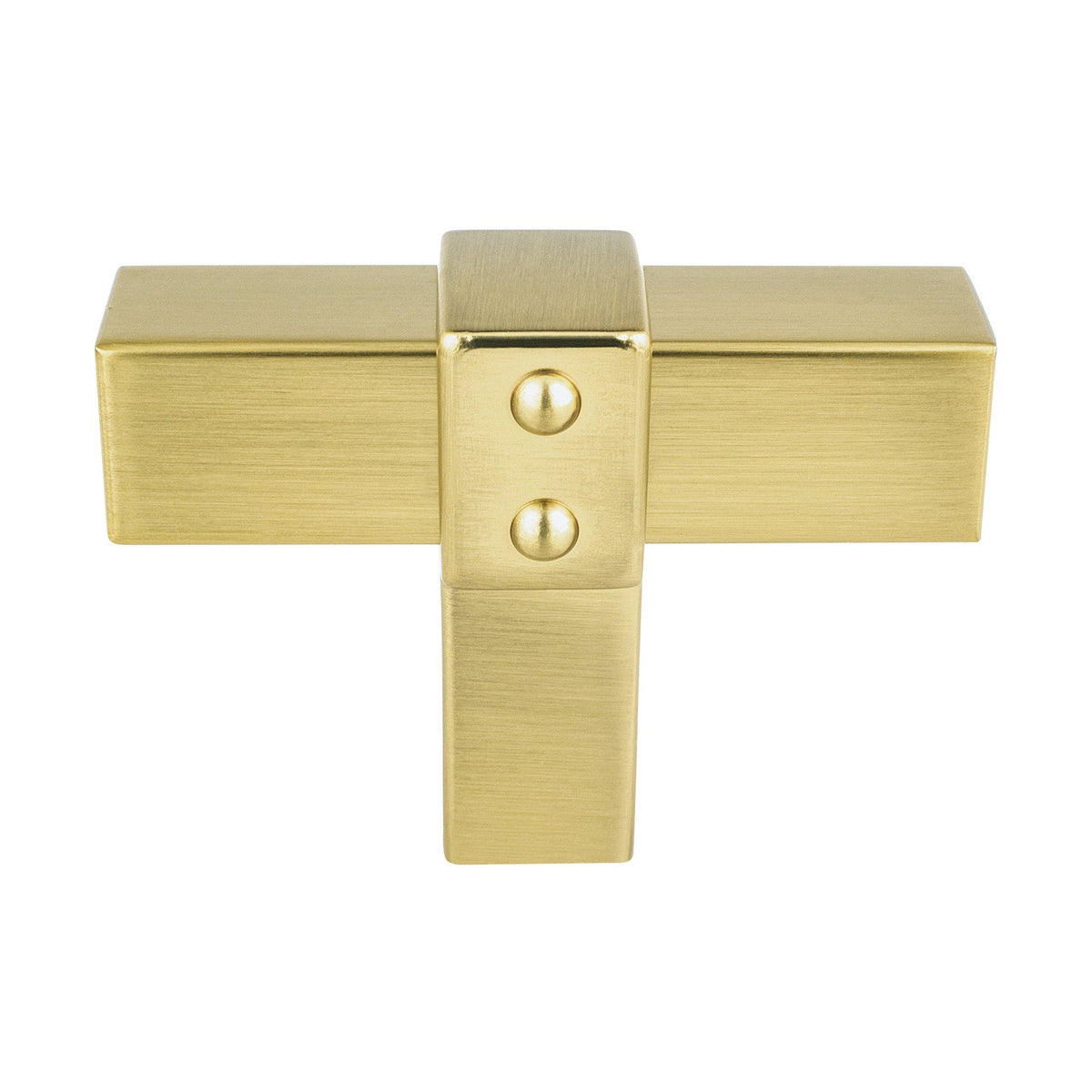 BERENSON Rivet Rebel Cabinet Knobs & Pulls - Modern Brushed Gold