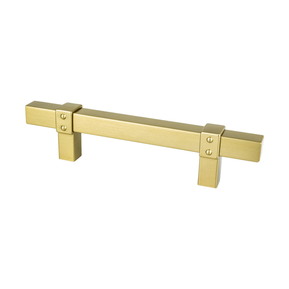 BERENSON Rivet Rebel Cabinet Knobs & Pulls - Modern Brushed Gold