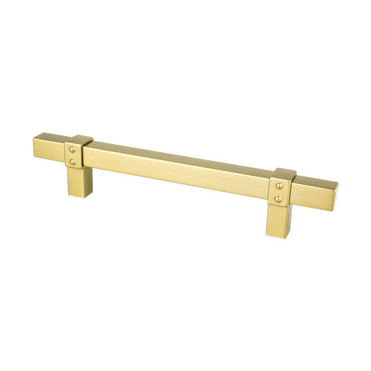 BERENSON Rivet Rebel Cabinet Knobs & Pulls - Modern Brushed Gold