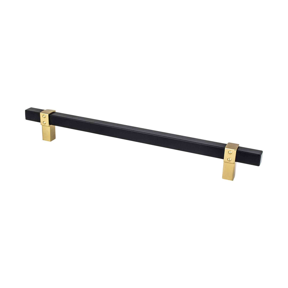 BERENSON Rivet Rebel Cabinet Knobs & Pulls - Matte Black and Modern Brushed Gold