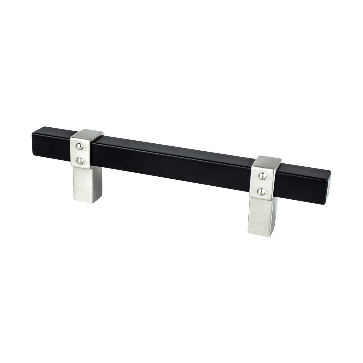 BERENSON Rivet Rebel Cabinet Knobs & Pulls - Matte Black and Brushed Nickel