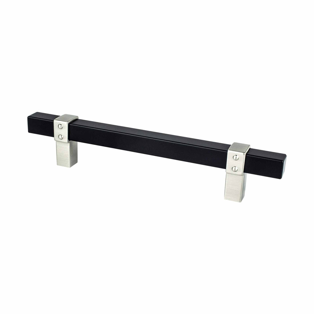 BERENSON Rivet Rebel Cabinet Knobs & Pulls - Matte Black and Brushed Nickel