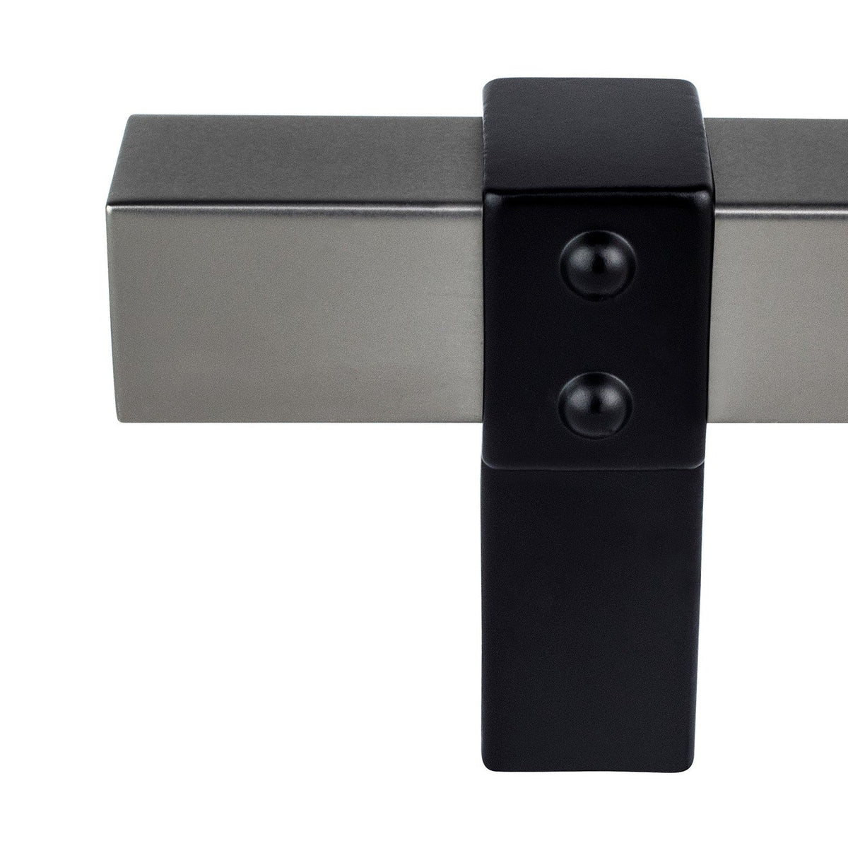BERENSON Rivet Rebel Cabinet Knobs & Pulls - Slate and Matte Black