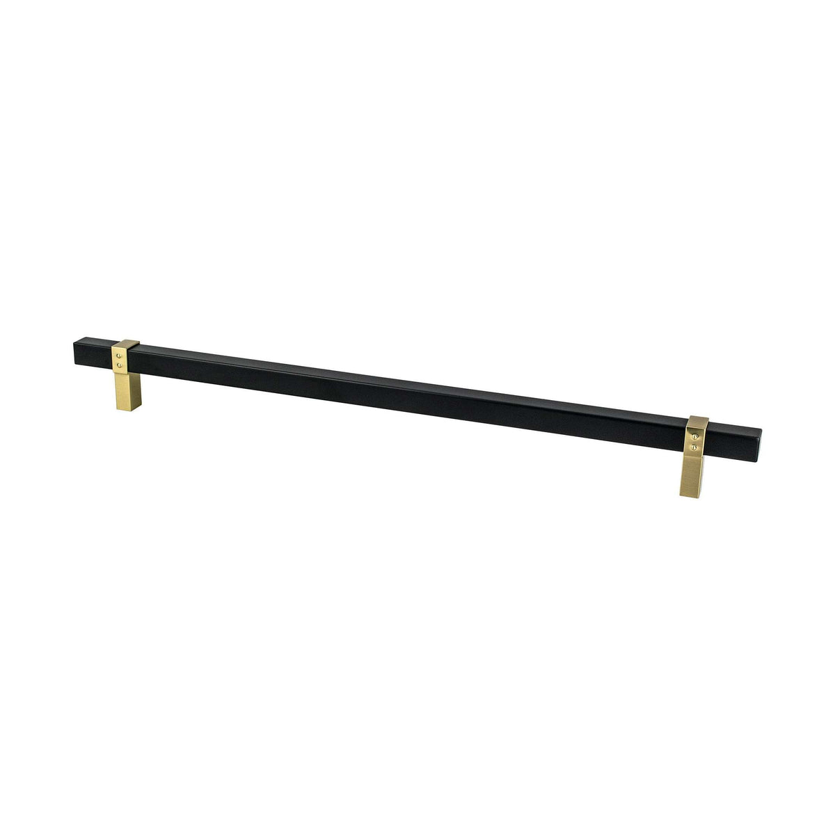 BERENSON Rivet Rebel Cabinet Knobs & Pulls - Matte Black and Modern Brushed Gold