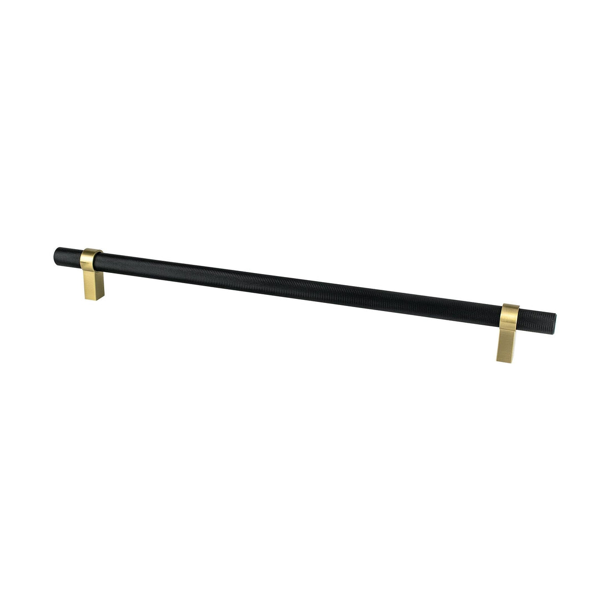 BERENSON Radial Reign Cabinet Knobs & Pulls - Matte Black and Modern Brushed Gold