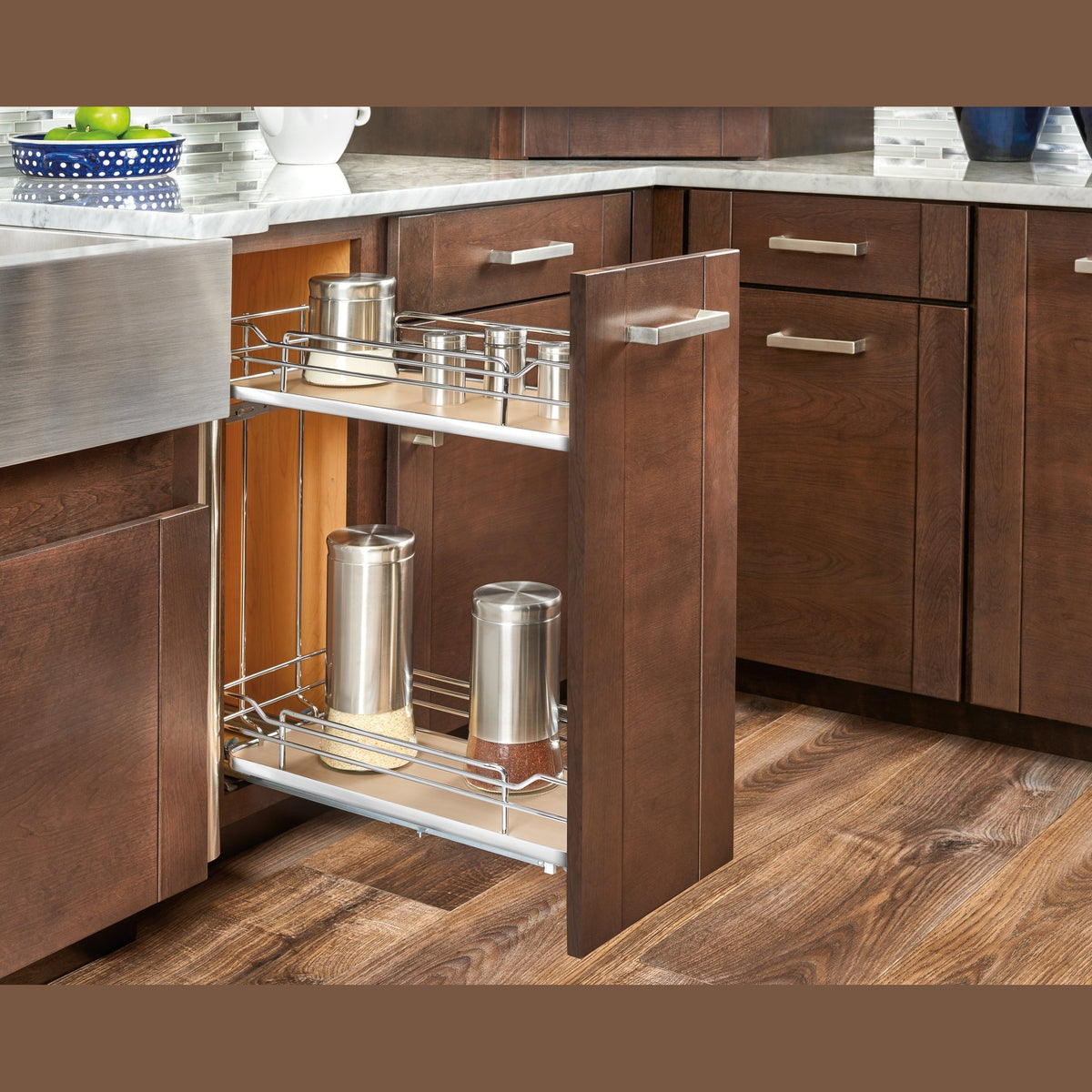 REV-A-SHELF 5322 Series Two-Tier Pullout Wire Organizer
