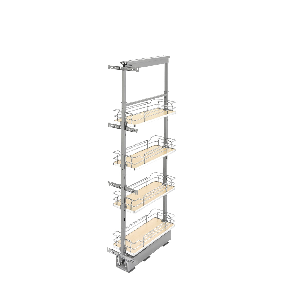 REV-A-SHELF 5350 Series  Solid Bottom (4) Shelf Pullout w/ Soft-Close for Pantry