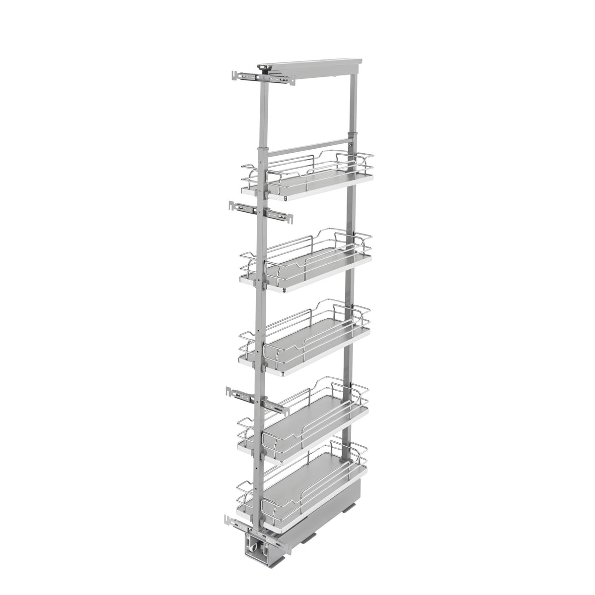 REV-A-SHELF 5358 Series Solid Bottom (5) Shelf Pullout w/ Soft-Close for Pantry