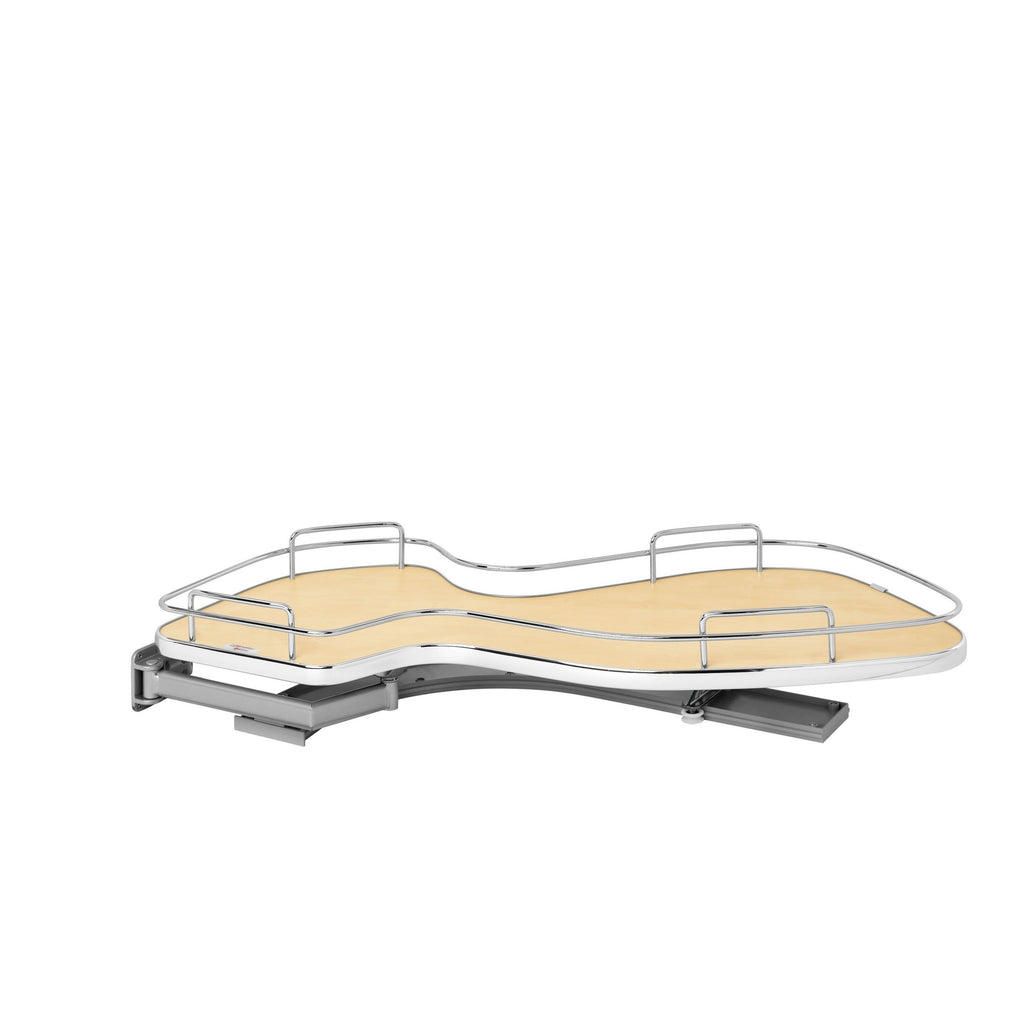 REV-A-SHELF 5371 Series Solid Bottom Flat Wire Single-Tier Cloud Optimizer Blind Corner Organizer