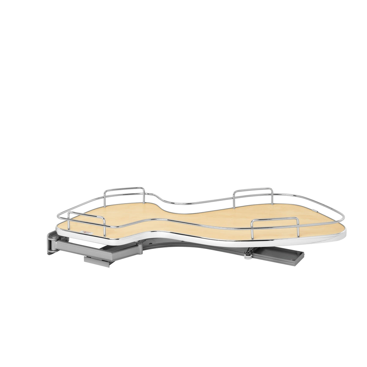 REV-A-SHELF 5371 Series Solid Bottom Flat Wire Single-Tier Cloud Optimizer Blind Corner Organizer