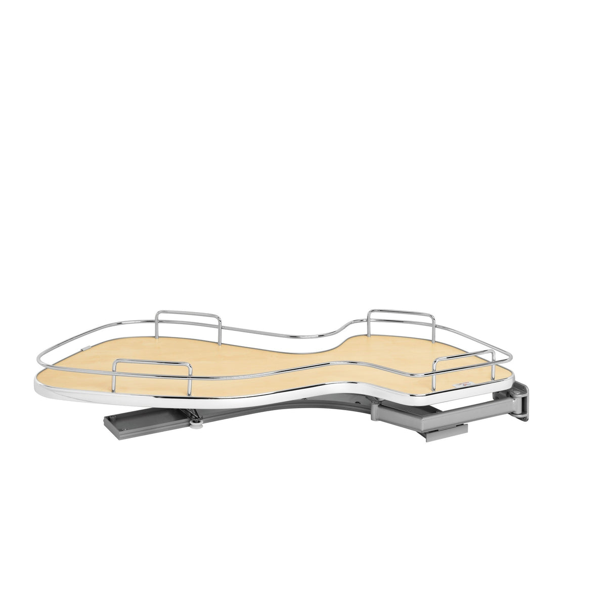 REV-A-SHELF 5371 Series Solid Bottom Flat Wire Single-Tier Cloud Optimizer Blind Corner Organizer