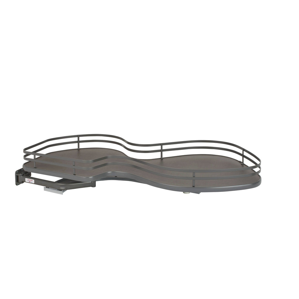REV-A-SHELF 5371 Series Solid Bottom Flat Wire Single-Tier Cloud Optimizer Blind Corner Organizer