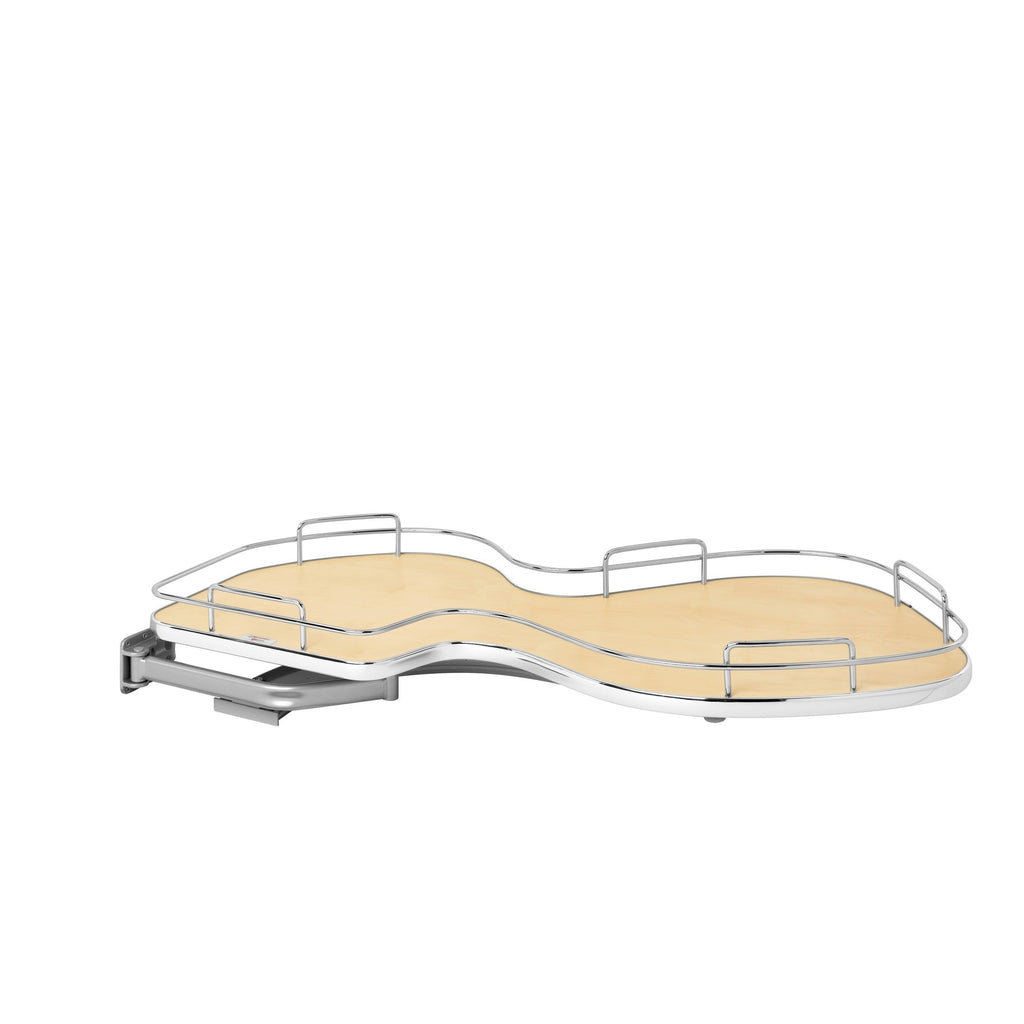 REV-A-SHELF 5371 Series Solid Bottom Flat Wire Single-Tier Cloud Optimizer Blind Corner Organizer