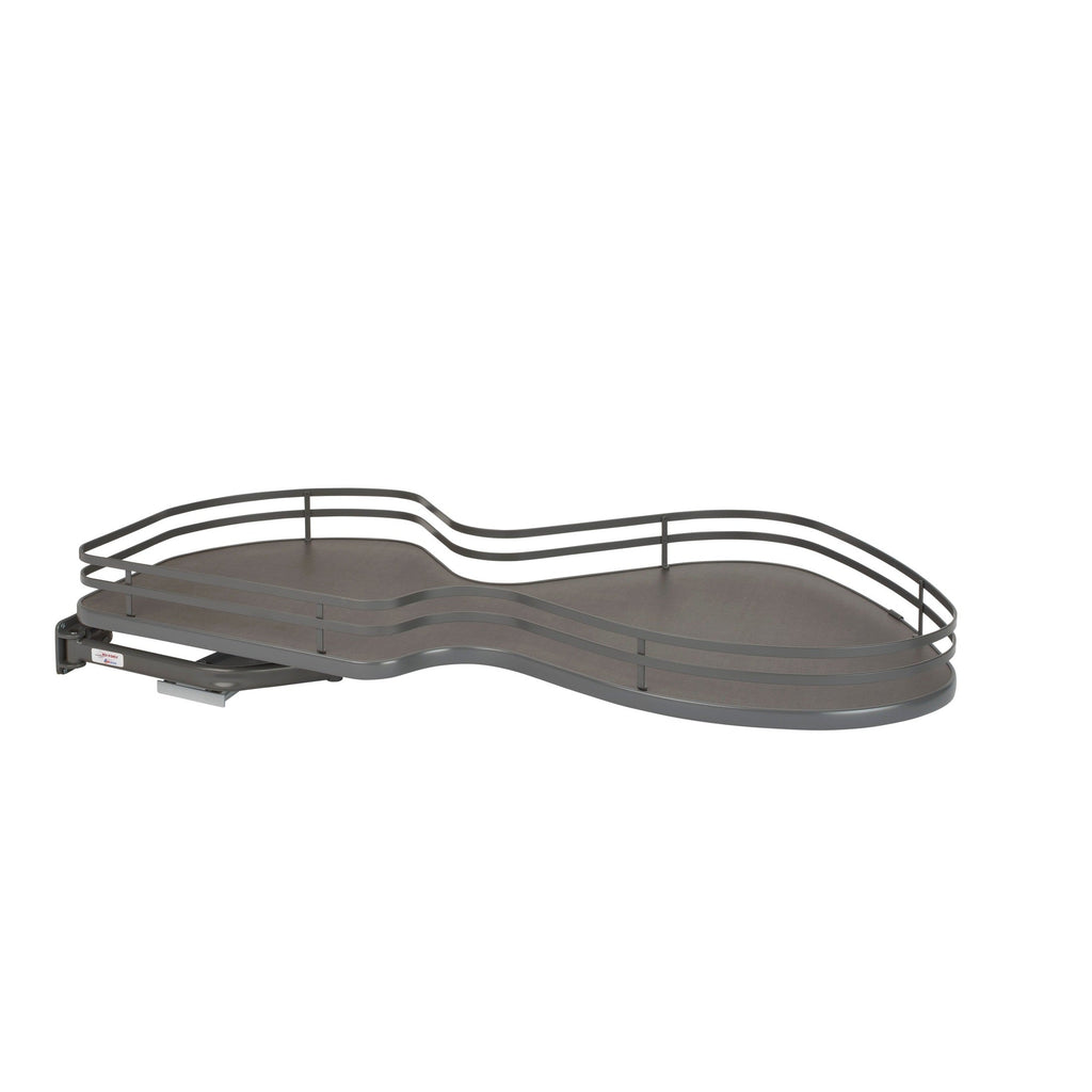 REV-A-SHELF 5371 Series Solid Bottom Flat Wire Single-Tier Cloud Optimizer Blind Corner Organizer