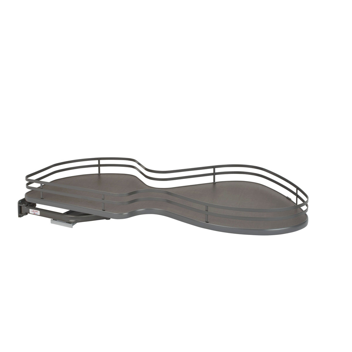 REV-A-SHELF 5371 Series Solid Bottom Flat Wire Single-Tier Cloud Optimizer Blind Corner Organizer