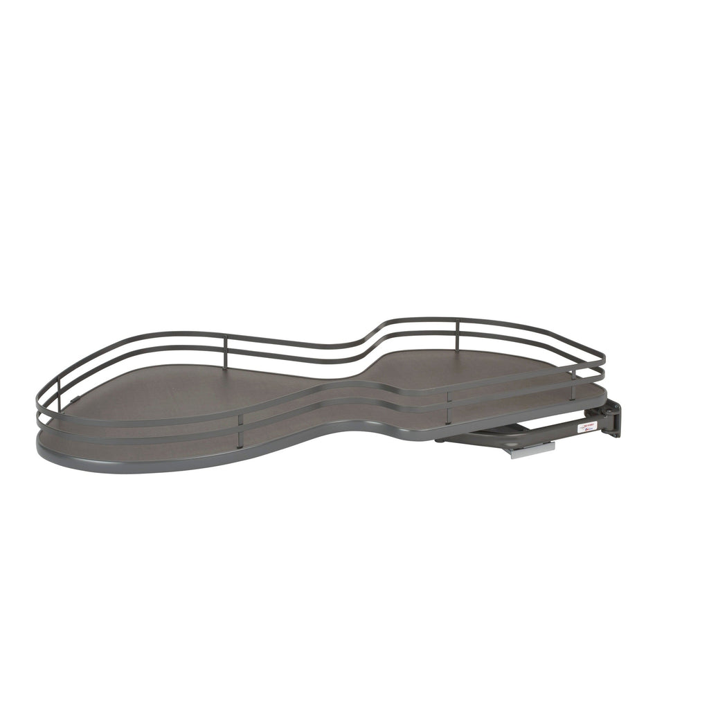 REV-A-SHELF 5371 Series Solid Bottom Flat Wire Single-Tier Cloud Optimizer Blind Corner Organizer