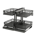 REV-A-SHELF 53PSPE Series Two-Tier Elite Optimizer w/ Soft-Close Blind Corner Organizer