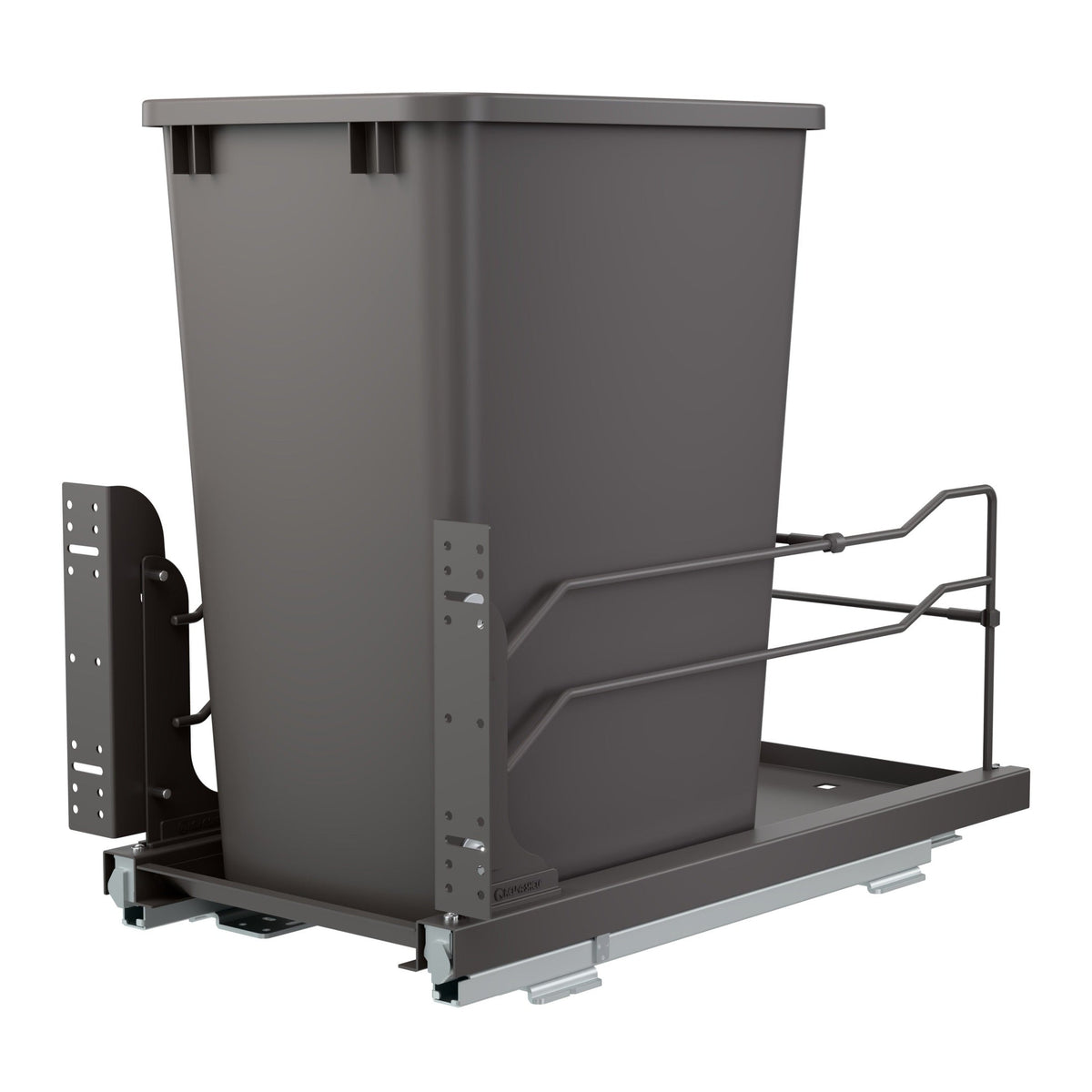 REV-A-SHELF 53WC Series Steel Bottom Mount Pullout Waste Container w/ Soft-Close
