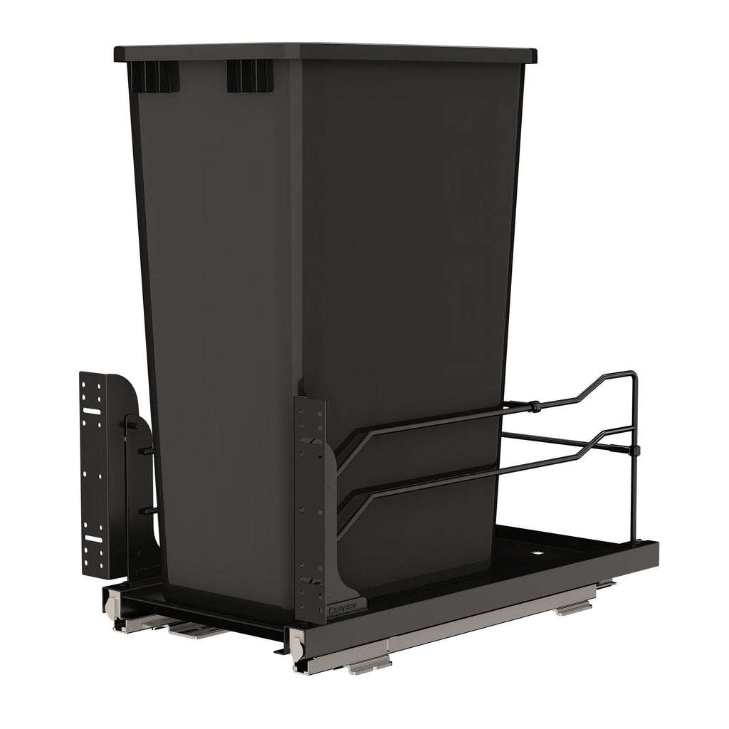 REV-A-SHELF 53WC Series Steel Bottom Mount Pullout Waste Container w/ Soft-Close
