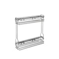 REV-A-SHELF 548-06CR-1 5-1/2" Wide Two-Tier Pullout Base Organizer for 9" Base Cabinet