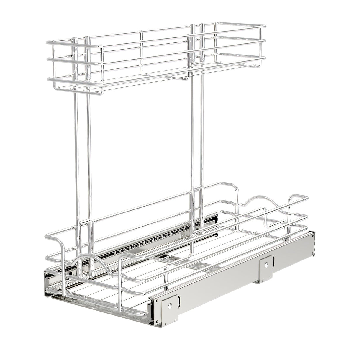 REV-A-SHELF 548WB-0919CR-1 Two-Tier Undersink Steel Wire Pullout Container