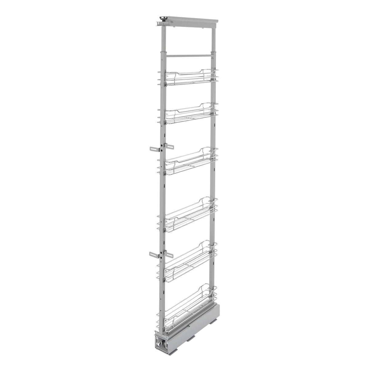 REV-A-SHELF 5773-CR Series Chrome Wire (6) Shelf Pullout w/ Soft-Close for Face Frame Pantry