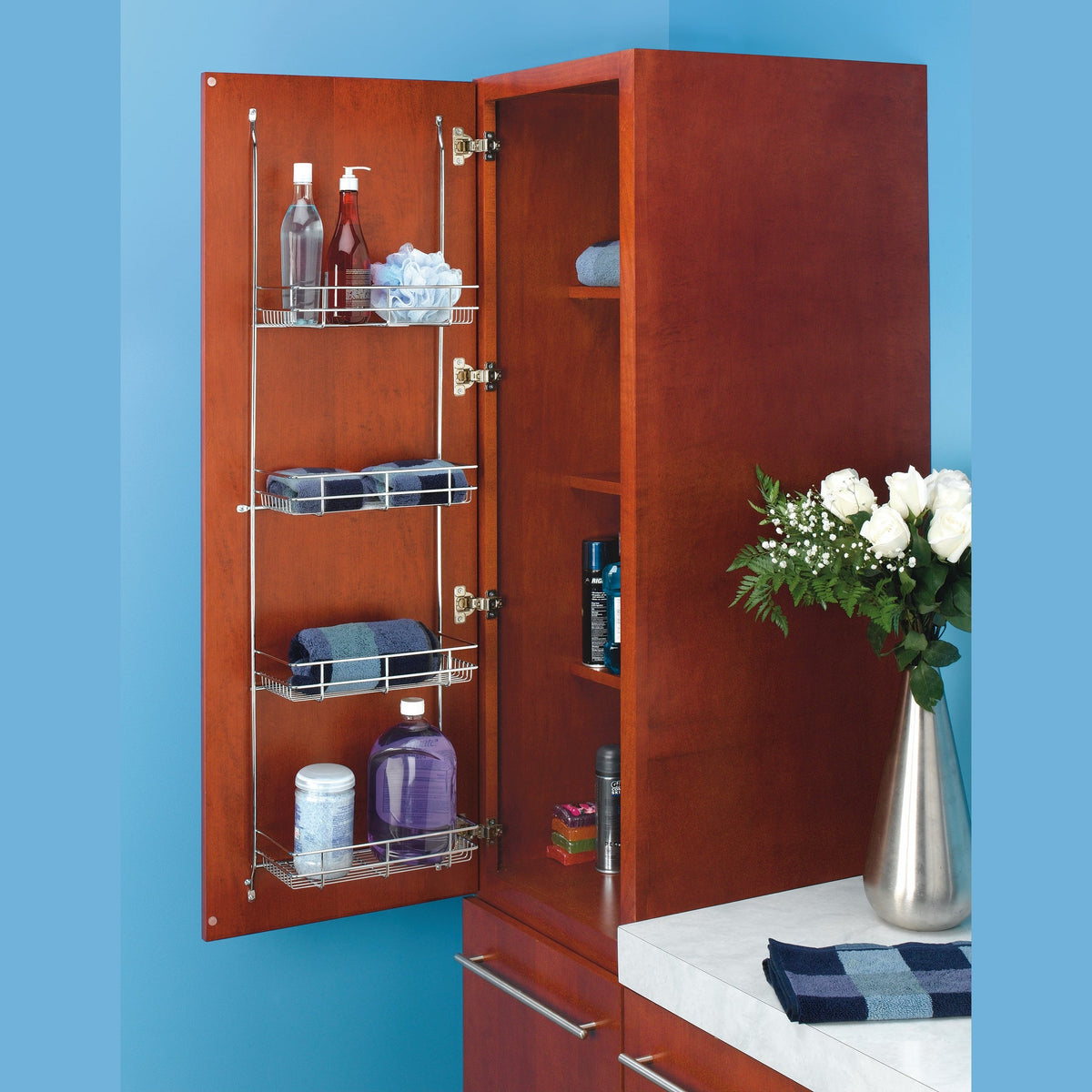 REV-A-SHELF 5CLR46-52 Wall/Door Mount Linen Organizer