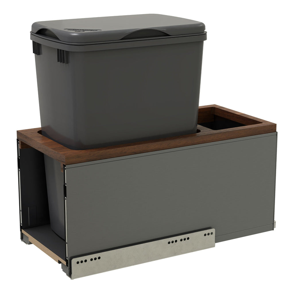REV-A-SHELF 5LB Series LEGRABOX Pullout Waste Container w/ BLUM Soft-Close