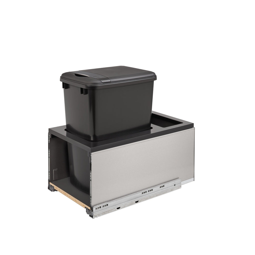 REV-A-SHELF 5LB Series LEGRABOX Pullout Waste Container w/ BLUM Soft-Close