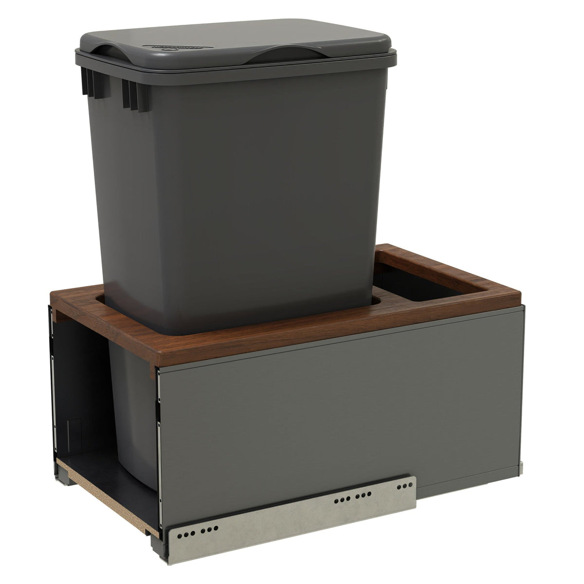 REV-A-SHELF 5LB Series LEGRABOX Pullout Waste Container w/ BLUM Soft-Close