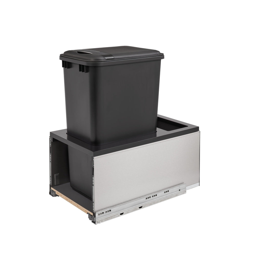 REV-A-SHELF 5LB Series LEGRABOX Pullout Waste Container w/ BLUM Soft-Close