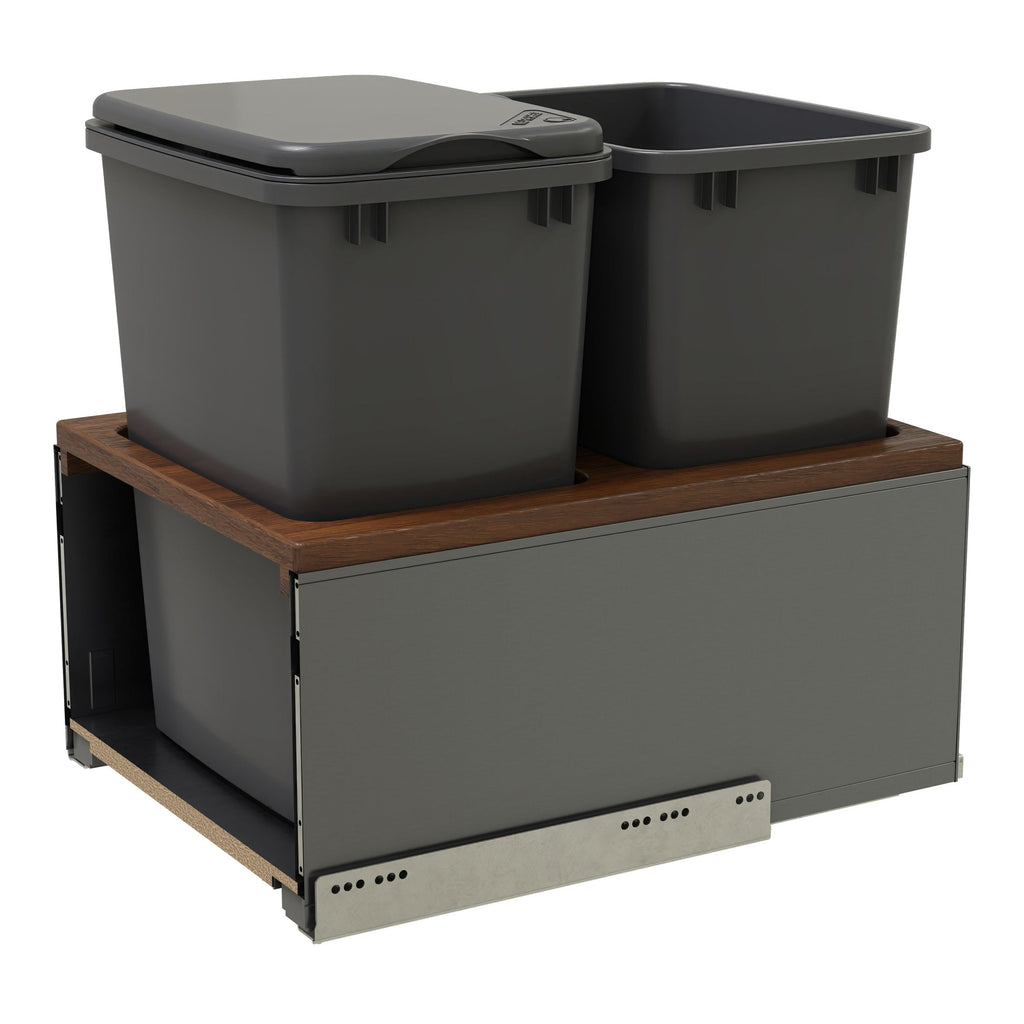 REV-A-SHELF 5LB Series LEGRABOX Pullout Waste Container w/ BLUM Soft-Close