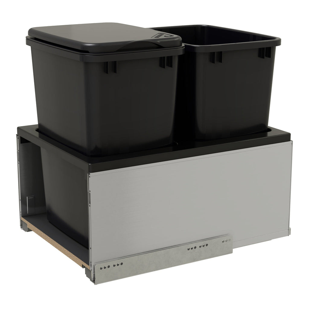 REV-A-SHELF 5LB Series LEGRABOX Pullout Waste Container w/ BLUM Soft-Close