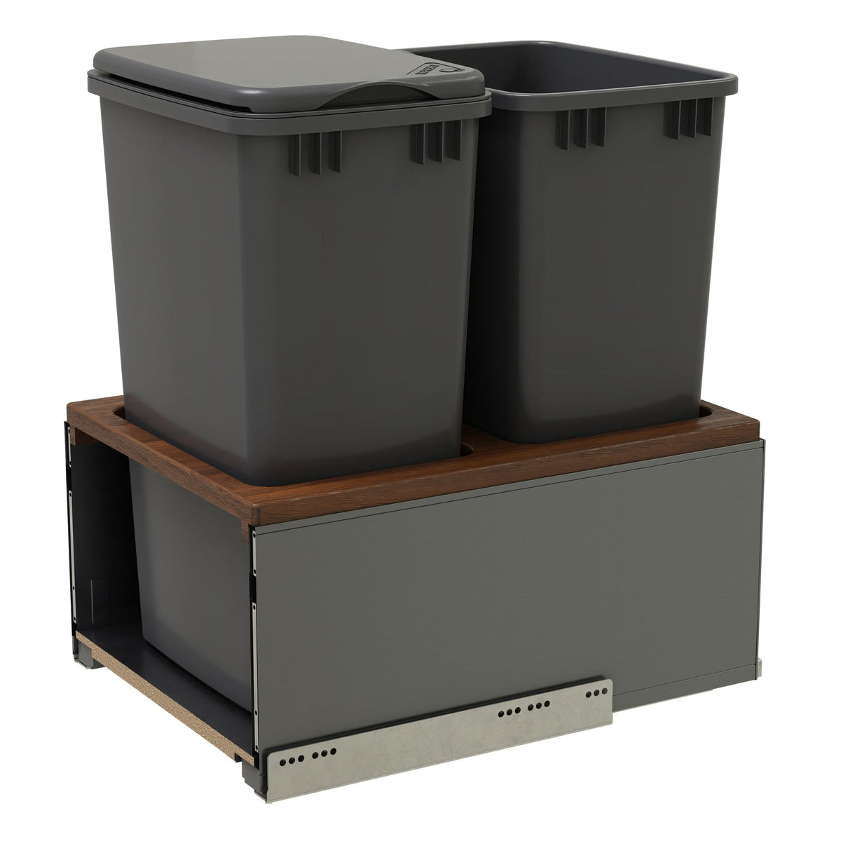 REV-A-SHELF 5LB Series LEGRABOX Pullout Waste Container w/ BLUM Soft-Close