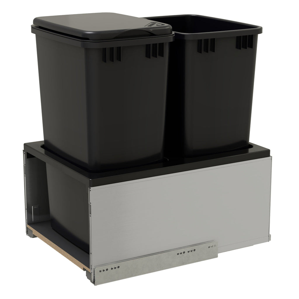 REV-A-SHELF 5LB Series LEGRABOX Pullout Waste Container w/ BLUM Soft-Close