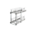 REV-A-SHELF 5WB2 Series Base Cabinet Pullout Chrome 2-Tier Wire Basket
