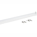 REV-A-SHELF 6541-36-11-52 36" White Polymer Slim Series Tip-Out Sink Front Tray w/ 2 Pair Hinges and End Caps